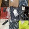 The photo shows a package with clothing in the category AM.