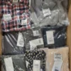 The photo shows a package with clothing in the category YA.