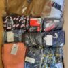 The photo shows a package with clothing in the category AP.