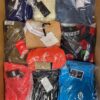 The photo shows a package with clothing in the category AP.