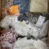 The photo shows a package with clothing in the category AW.