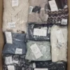 The photo shows a package with clothing in the category YA.
