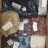 The photo shows a package with clothing in the category YA.