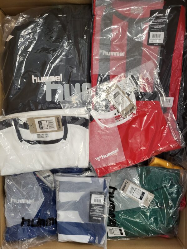 The photo shows a package with clothing in the category H.