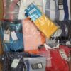 The photo shows a package with clothing in the category H.