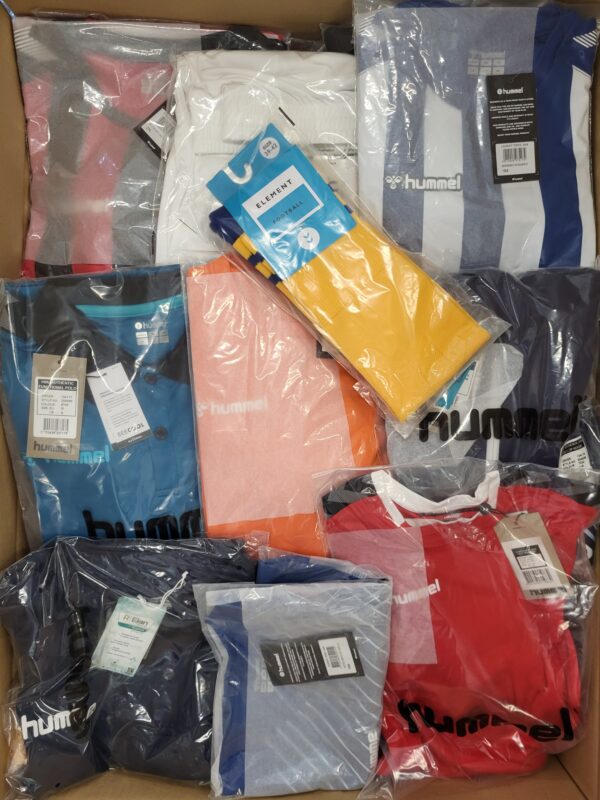 The photo shows a package with clothing in the category H.
