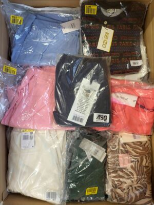 The photo shows a package with clothing in the category A.