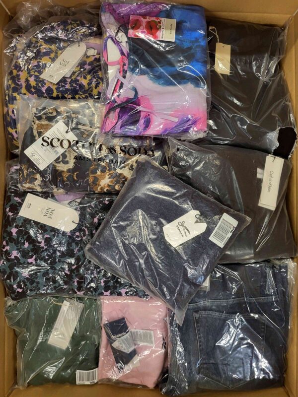 The photo shows a package with clothing in the category A.