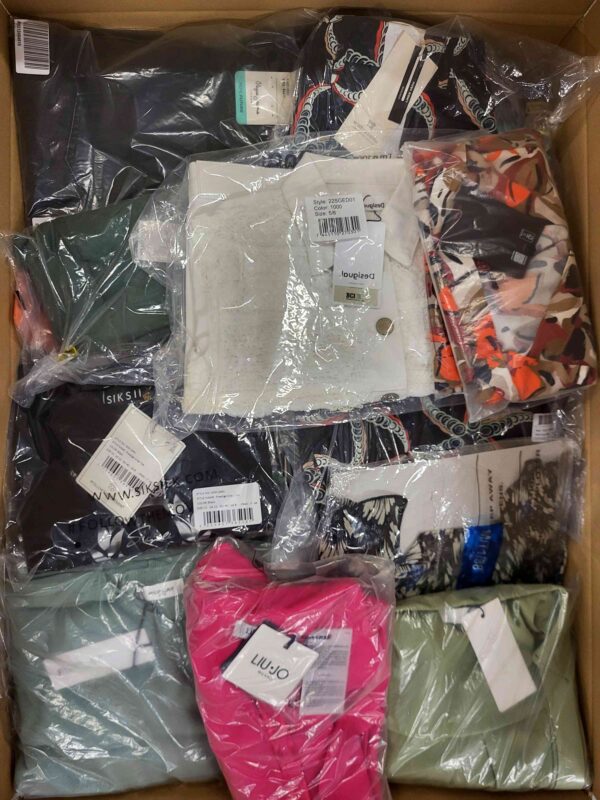 The photo shows a package with clothing in the category A.