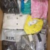 The photo shows a package with clothing in the category A.
