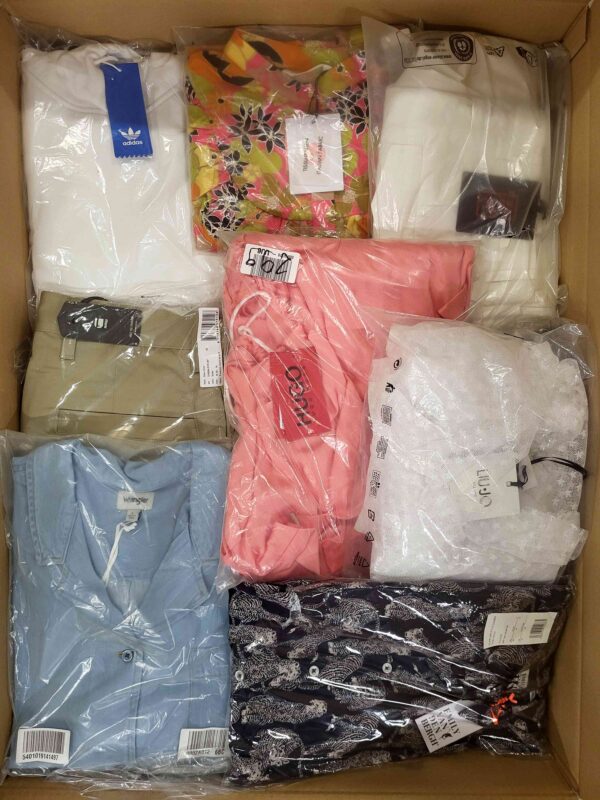 The photo shows a package with clothing in the category A.