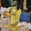 The photo shows a package with clothing in the category BSN.