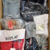 The photo shows a package with clothing in the category B.