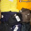 The photo shows a package with clothing in the category U.