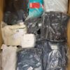 The photo shows a package with clothing in the category D.