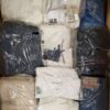 The photo shows a package with clothing in the category D.