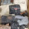 The photo shows a package with clothing in the category D.