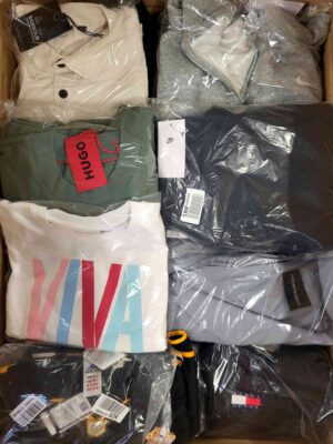 The photo shows a package with clothing in the category C.