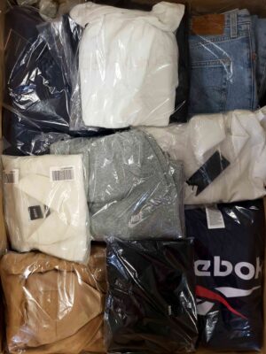 The photo shows a package with clothing in the category C.