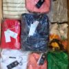 The photo shows a package with clothing in the category B.