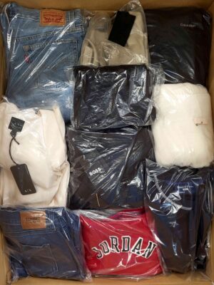 The photo shows a package with clothing in the category C.