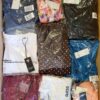 The photo shows a package with clothing in the category B.