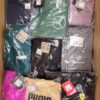 The photo shows a package with clothing in the category AP.