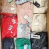The photo shows a package with clothing in the category B.