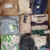 The photo shows a package with clothing in the category B.