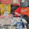 The photo shows a package with clothing in the category N.