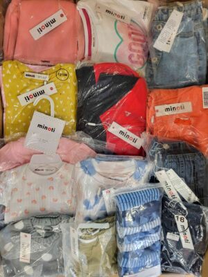 The photo shows a package with clothing in the category N.