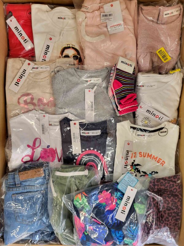 The photo shows a package with clothing in the category N.