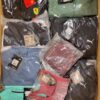 The photo shows a package with clothing in the category AP.