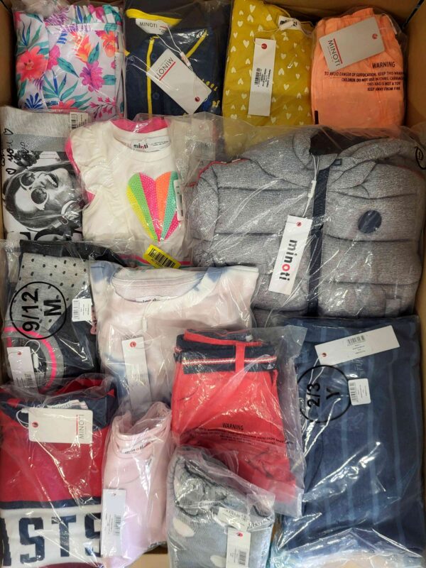 The photo shows a package with clothing in the category N.