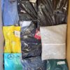 The photo shows a package with clothing in the category AP.