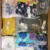 The photo shows a package with clothing in the category N.
