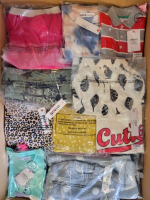 The photo shows a package with clothing in the category N.