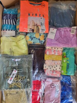 The photo shows a package with clothing in the category N.