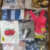 The photo shows a package with clothing in the category N.
