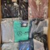 The photo shows a package with clothing in the category AP.
