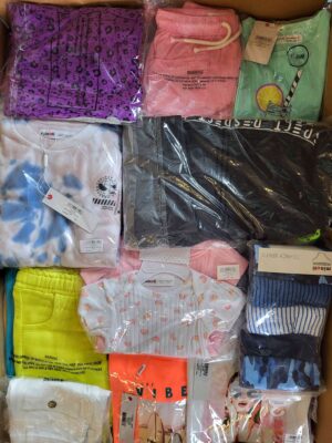 The photo shows a package with clothing in the category N.