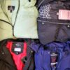 The photo shows a package with clothing in the category TJ.
