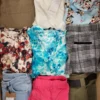 The photo shows a package with clothing in the category TSC.