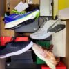The photo shows a package with footwear in the category CS.