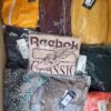 The photo shows a package with clothing in the category R.
