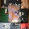 The photo shows a package with clothing in the category R.
