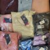 The photo shows a package with clothing in the category R.