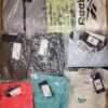 The photo shows a package with clothing in the category R.