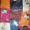 The photo shows a package with clothing in the category R.