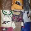 The photo shows a package with clothing in the category R.